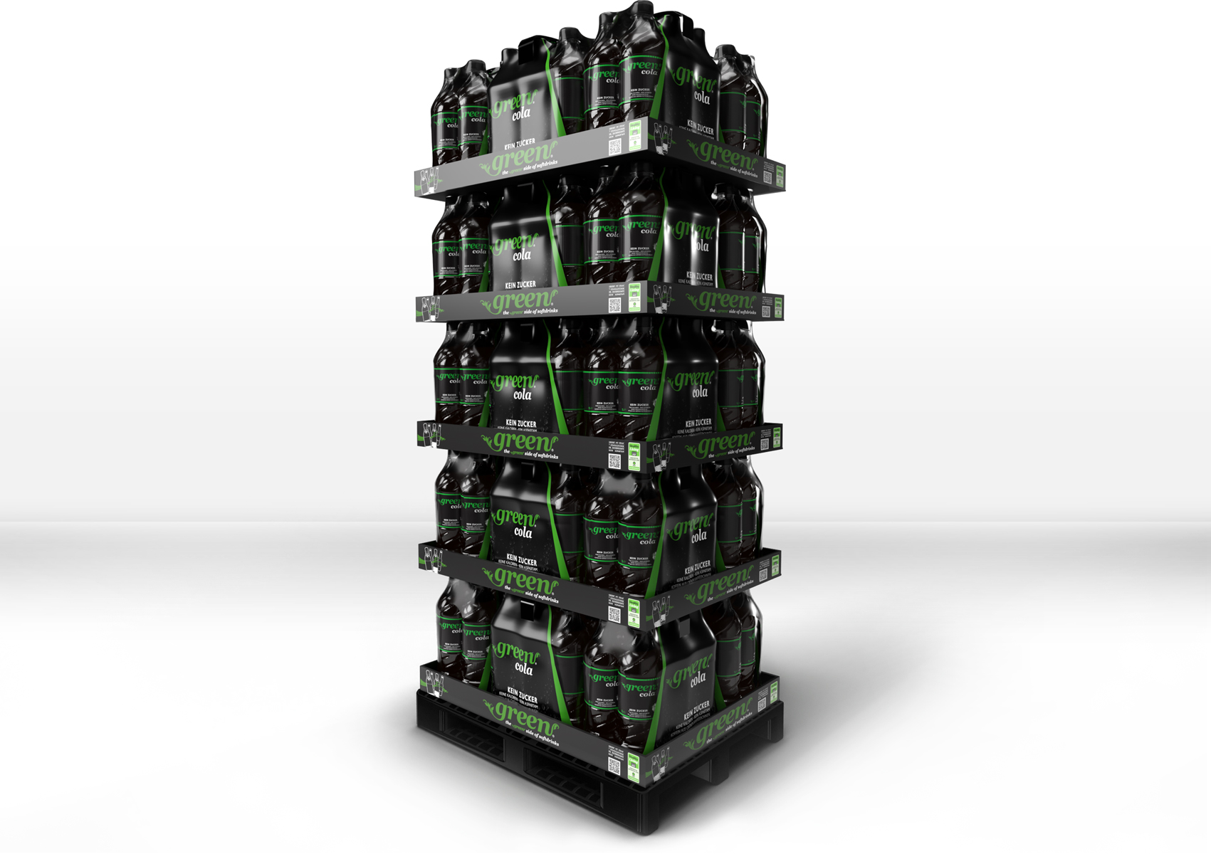 Chep Display x20 Green Cola // 1000ml