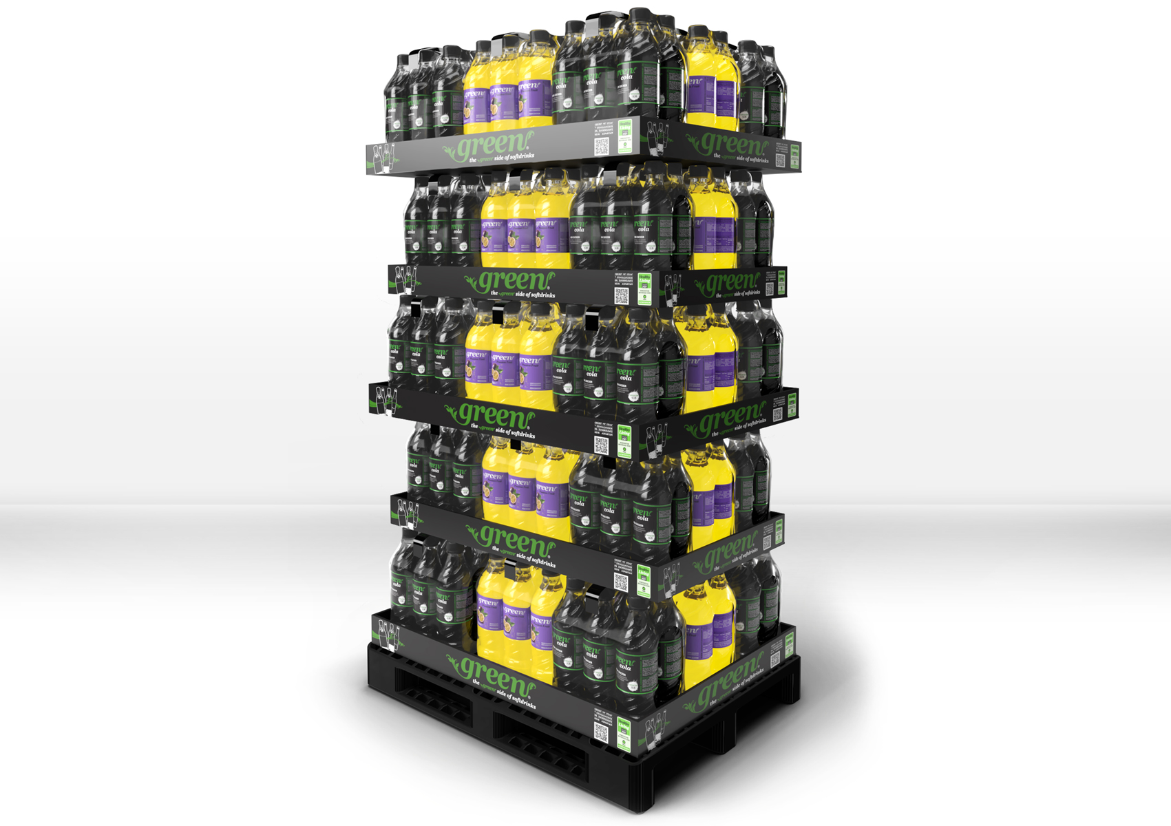 Chep Display x25 Green Cola & x20 Green Cola-Mix // 500ml